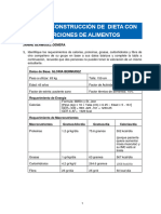 Tarea Unidad 3 - Construcción de Dieta Con Porciones de Alimentos. Compañero