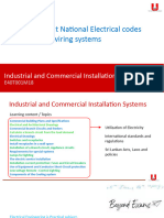 Applying Current National Electrical Codes To Commercial Wiring Systems - Part I