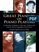 Great Pianists On Piano Playing