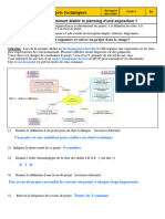 Correction Et Synthèse Organiser Un Projet