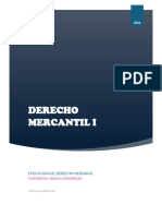 Evolucion Del Derecho Mercantil I