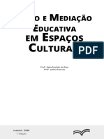 Ação e Mediação Educativa em Espaços Culturais