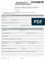 New Premises Registration and Change of Existing Registration