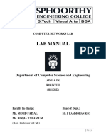 CN Lab - Manual