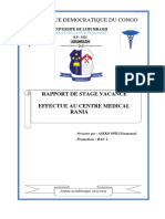 Rapport de Vacances EMMANUEL PDF BAC2