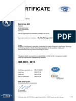 ISO 9001 - Symrise AG - 2020 - 2023 Englisch