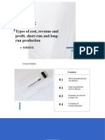 Chapter 17B - Types of Cost Revenue and Profit Short Run and Long Run Production