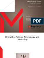 MBS591 Session 8 Strengths and Positive Psychology