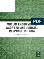 P.S. Munawar Hussain - Muslim Endowments, Waqf Law and Judicial Response in India (2021, Routledge) - Libgen - Li