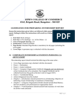 Internship Report Guidelines