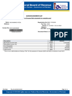 114 (1) (Return of Income Filed Voluntarily For Complete Year) - 2024