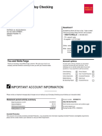 Wells Fargo Everyday Checking: Important Account Information