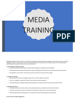 Media Training Document