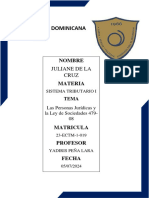 Las Personas Jurídicas y La Ley de Sociedades 479