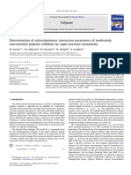 Determination of Solvent Polymer Interac