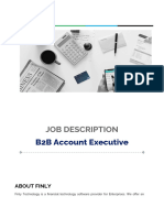 Job Description: B2B Account Executive