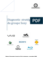 Diagnostic Stratégique Du Groupe Sony