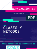 I Clase Programación II