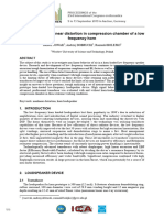 Evaluation of Non-Linear Distortion in Compression Chamber of A Low Frequency Horn