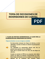 Toma de Decisiones de Inversiones de Capital