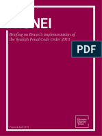 2019.04.08 Briefing On Bruneis Implementation of The Syariah Penal Code Order 2013 WS