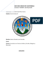 Universidad San Carlos de Guatemala: Catedrático: Licenciado Saulo Pérez García Cátedra: Derecho Laboral L