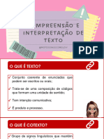 Compreensão e Interpretação - Parte 1