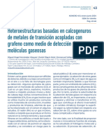 Heteroestructuras Basadas en Calcogenuros de Metales de Transición Acopladas Con Grafeno Como Medio de Detección de Moléculas Gaseosas