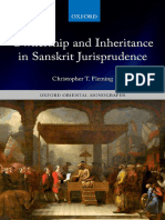 ( (Oxford Oriental Monographs) ) Christopher T. Fleming - Ownership and Inheritance in Sanskrit Jurisprudence-Oxford University Press (2020)