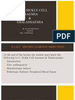 Pa 16.3 Sickle Cell Anaemia and Thalassaemia