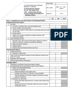 DA Checklist - Building Project