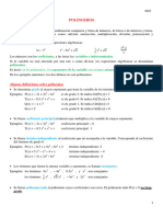 Polinomios - 1ra Parte