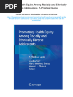 Promoting Health Equity Among Racially and Ethnically Diverse Adolescents: A Practical Guide. ISBN 3319972049, 978-3319972046