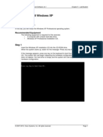 5.4.2 Lab: Install Windows XP: Step 1