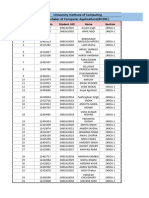 Student List 24BCA