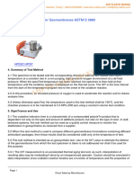 High Pressure OIT Test For Geomembranes ASTM D 5885