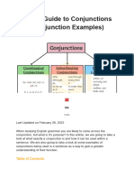 Conjunctions