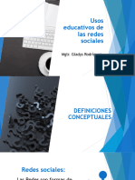 Usos Educativos de Las Redes Sociales