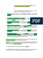 Formato de Minuta SAC Sin Directorio Aporte Bienes Juris - Pe