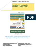 (PDF Download) Nova Gramática Do Português Contemporâneo Celso Cunha Fulll Chapter