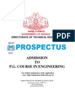 M Tech 2024 Prospectus