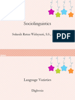 Sociolinguistics (Meeting 6-14)