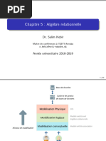 Chapitre 5: Algèbre Relationnelle: Dr. Salim Kebir