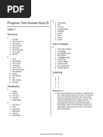 Sol3e Int Progress Test Answer Keys B