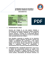 050-232 Derecho Del Trabajo II