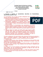 Atividade de Reposicao - Zoologia Dos Vertebrados