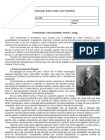 Consciente e Inconsciente - Freud e Jung, Filosofia 3°ano