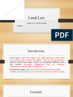 Land Law - Chapter Two