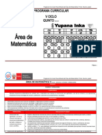 Área Matemática IV Ciclo - 5º Grado Rutas