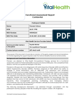 Fulloon P. Completed Functional Capacity Assessment Report